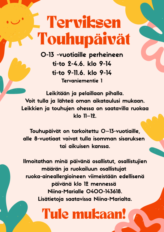 Touhupäivien mainos