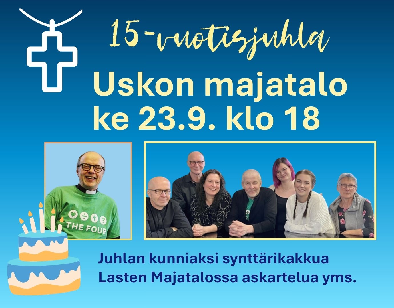 risti, kakku, Pirkka-pappi, Syvä huokaus -yhtye