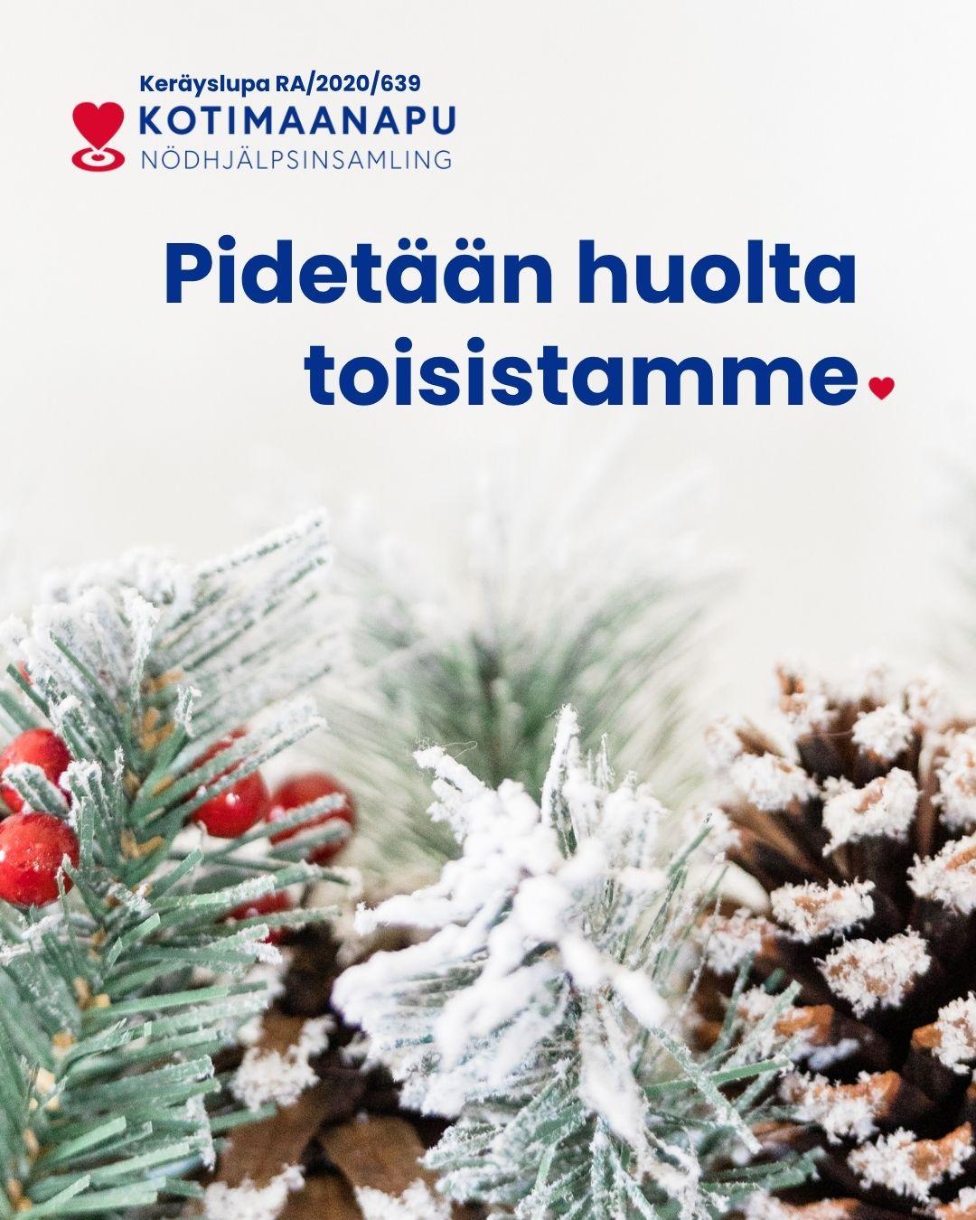 Diakoniatyön keräyksen mainos