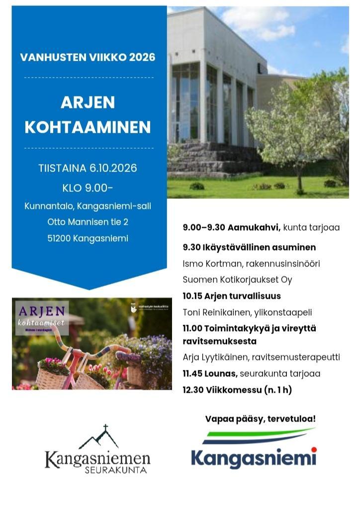 Vanhusten viikon tapahtuman mainos